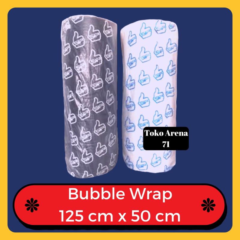 

Bubble Wrap Plastik Warna Hitam Bening Putih 125cm x 50m Bagus Tebal 1roll 1 roll 3kg 3 kg