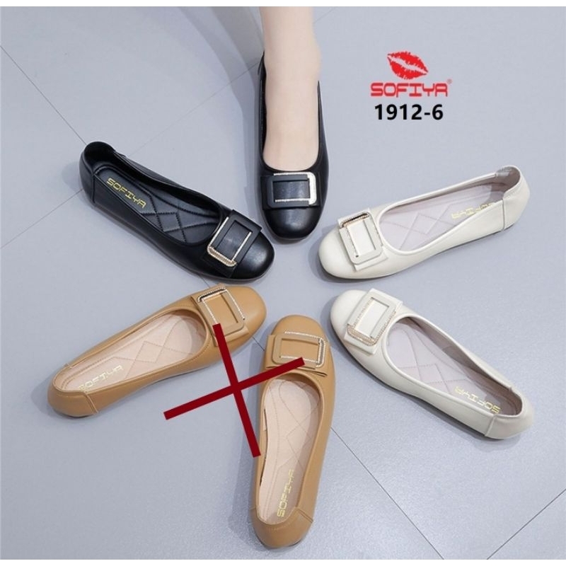 Ready Sepatu Balet Sofiya Import New Sol Karet
