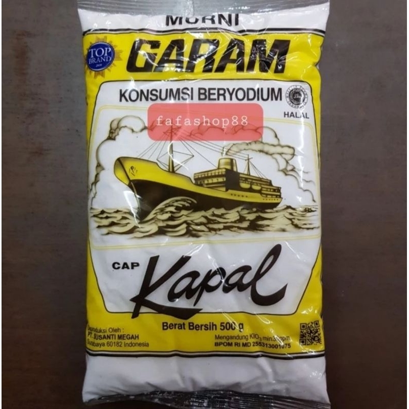 

Garam cap Kapal 500gr