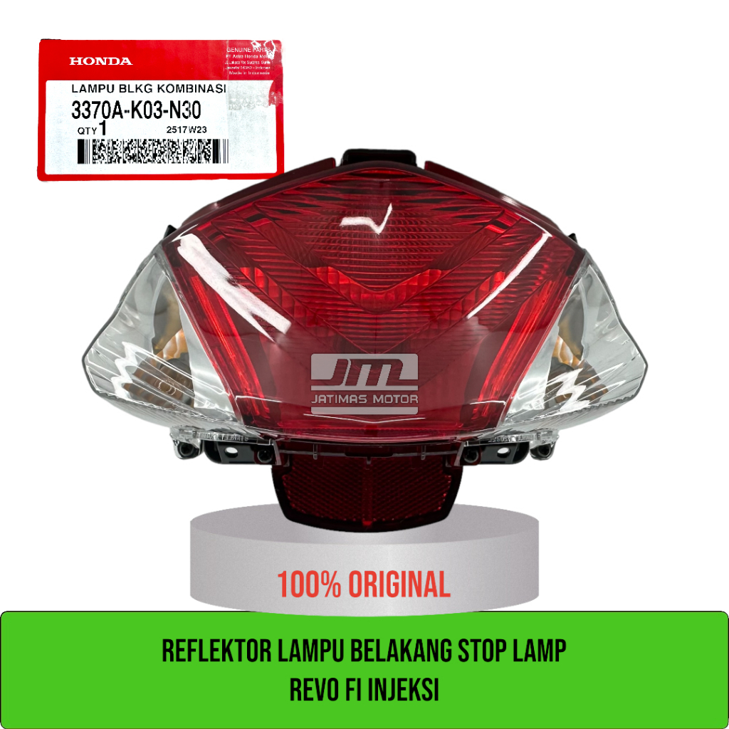 Reflektor lampu belakang stop lamp revo 110 fi injeksi 33704-K03-N31 3370A-K03-N30