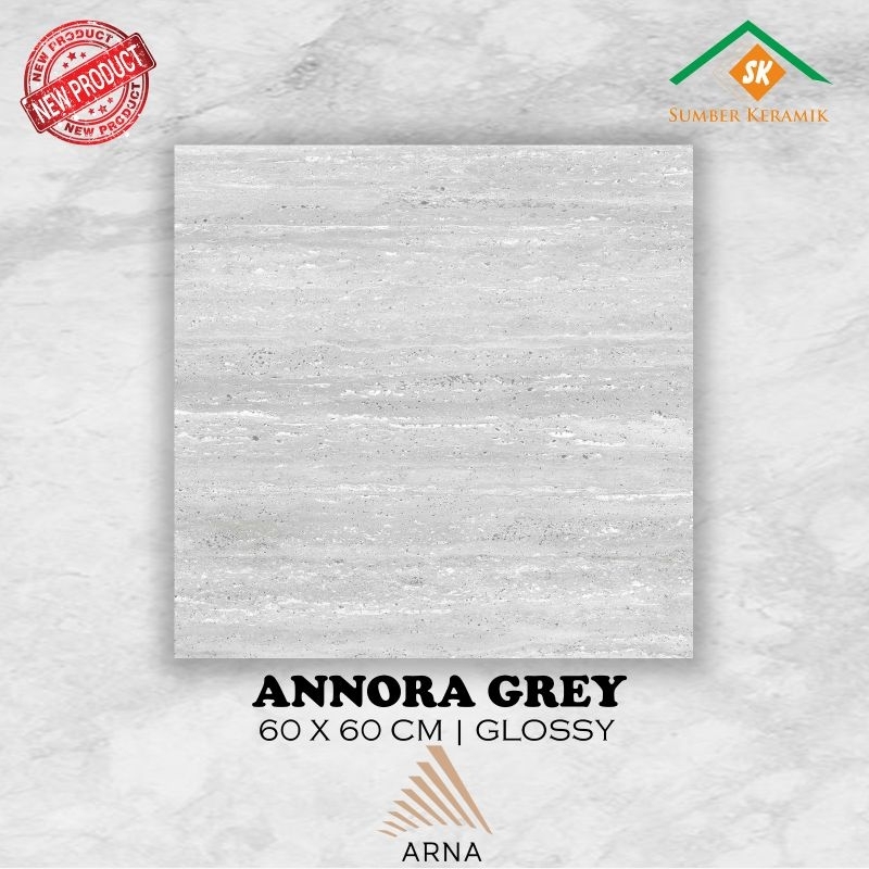 Granite lantai 60x60 Annora grey / Arna / Polished