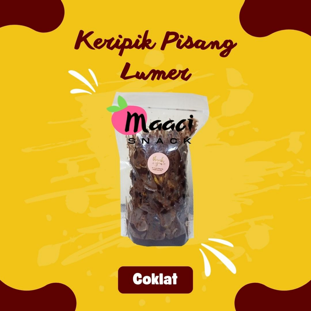 

Keripik Pisang Lumer Rasa Coklat | Keripik Pisang Lumer Maaci