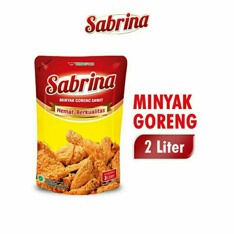 

Minyak goreng Sabrina 2L