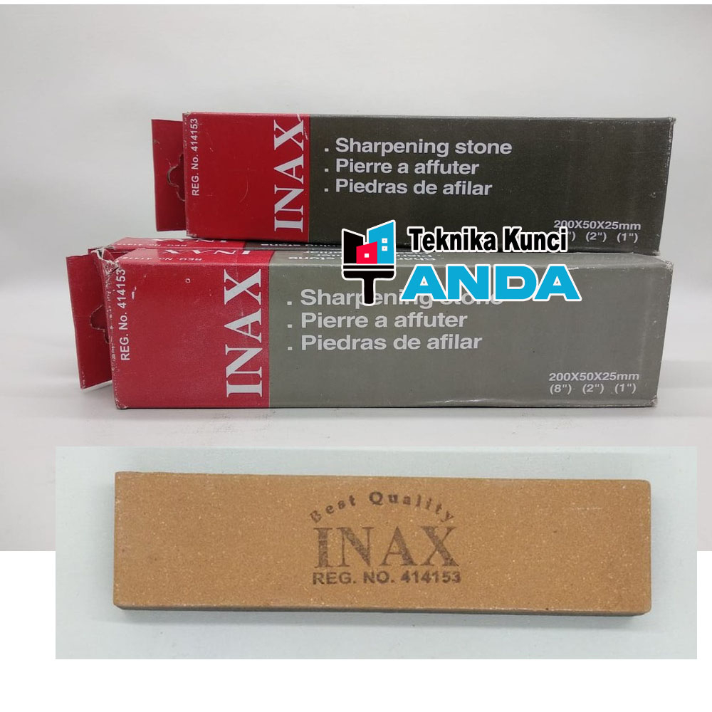Batu asah INAX / Ungkalan pisau Inax - Sharperning Stone 8 in dan 6 in INAX