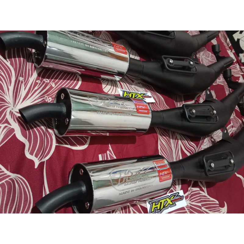 knalpot sepak balyer 3v3 full Pepet/sirip copy AHM setandar racing by Htx Racing product