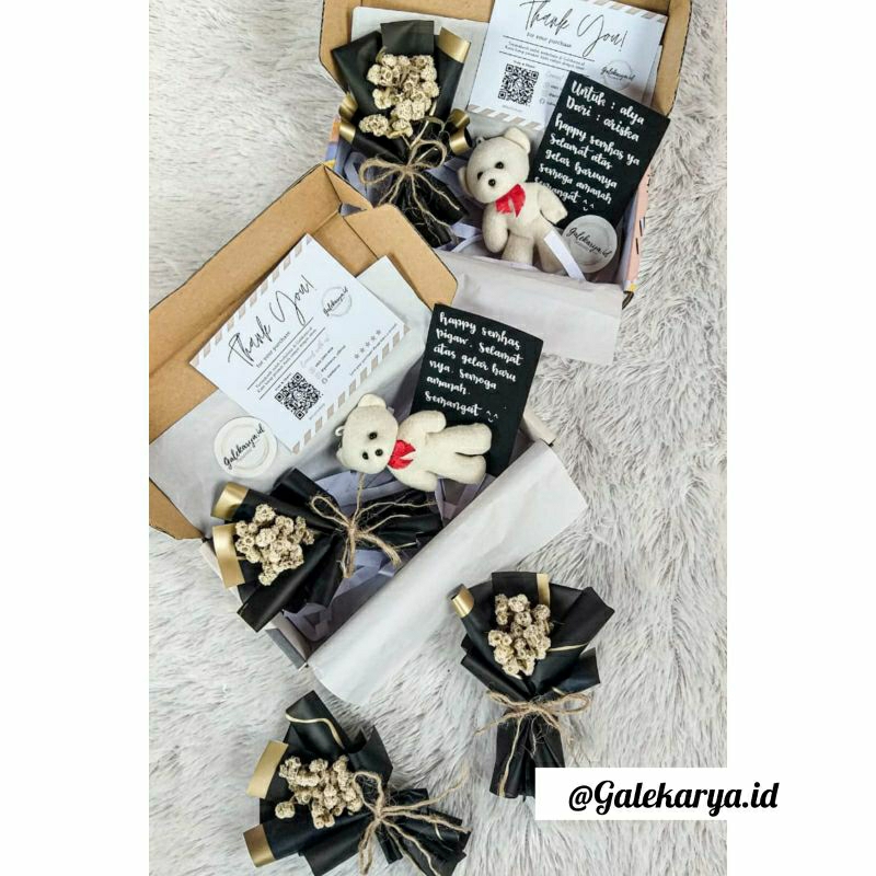 Mini Gift Box buket | Mini gift box boneka | Mini gift box jilbab