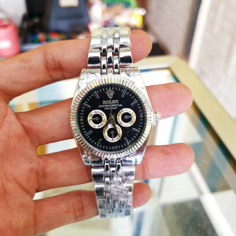 JAM TANGAN WANITA MERK ROLEX MODEL TERBARU SIMPLE - JAM TANGAN WANITA CASUAL TERBARU MURAH