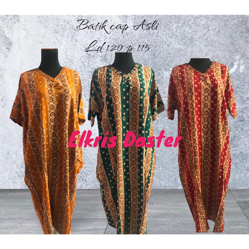 Daster Batik Cap Asli premium batik premium daster ibu premium