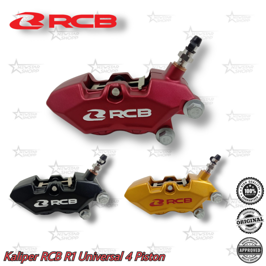 Kaliper RCB tipe R1 4 Piston Depan Axial Universal Original