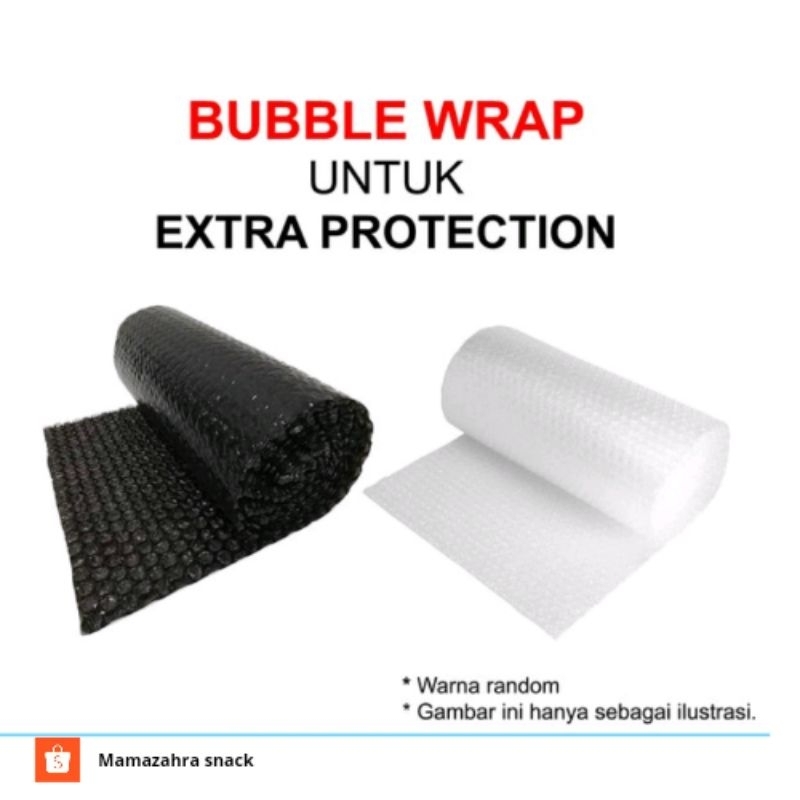 

Tambahan ekstra BUBBLEWRAP packing mau lebih aman