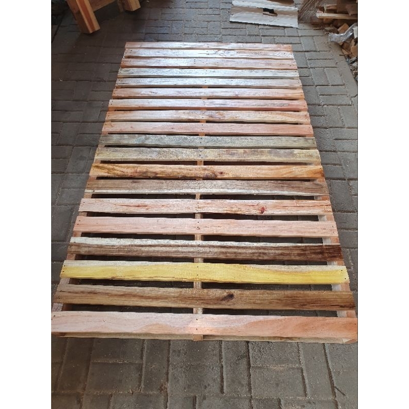 Palet Kayu Lokal (160x100x12)(180x100x12) untuk Dipan Kasur, Tatakan Barang dll