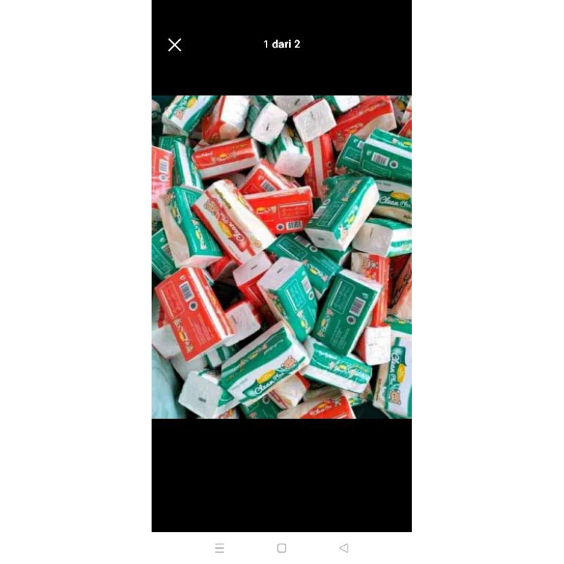 Tisu Clean Plus 180 sheet