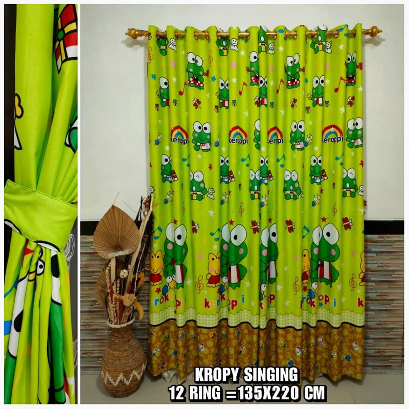 GORDEN SMOKRING MOTIF KARTUN KARAKTER / GORDEN JENDELA DAN PINTU / GORDEN MINIMALIS