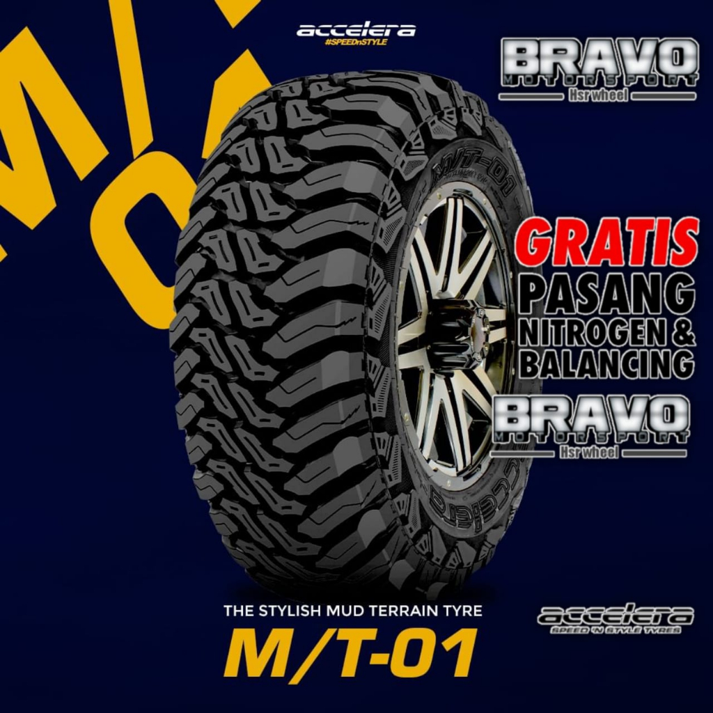 BAN MOBIL MT OFFROAD 285 70 R17 ACCELERA M/T 01 BAN MOBIL PACUL RING 17 CIANJUR