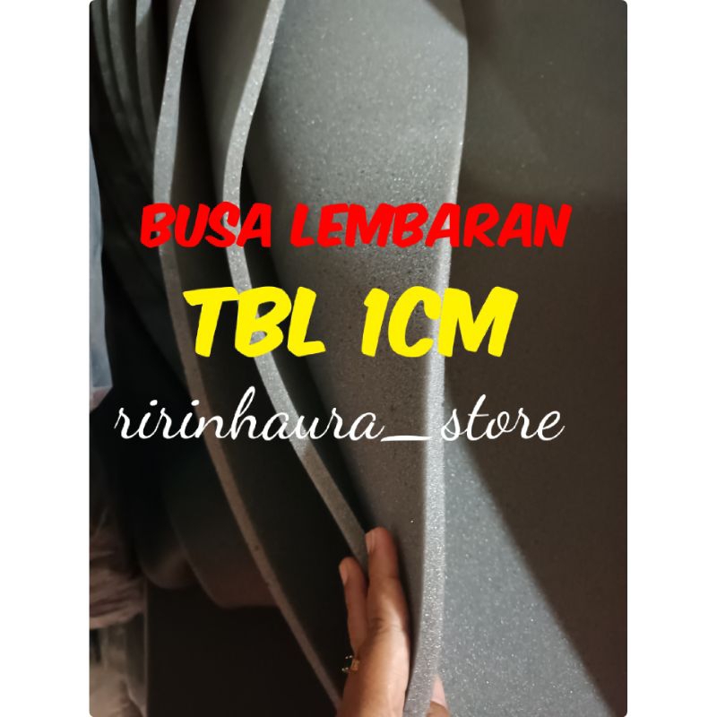 busa lembaran TBL1CM busa sofa warna busa hitam keabu"an