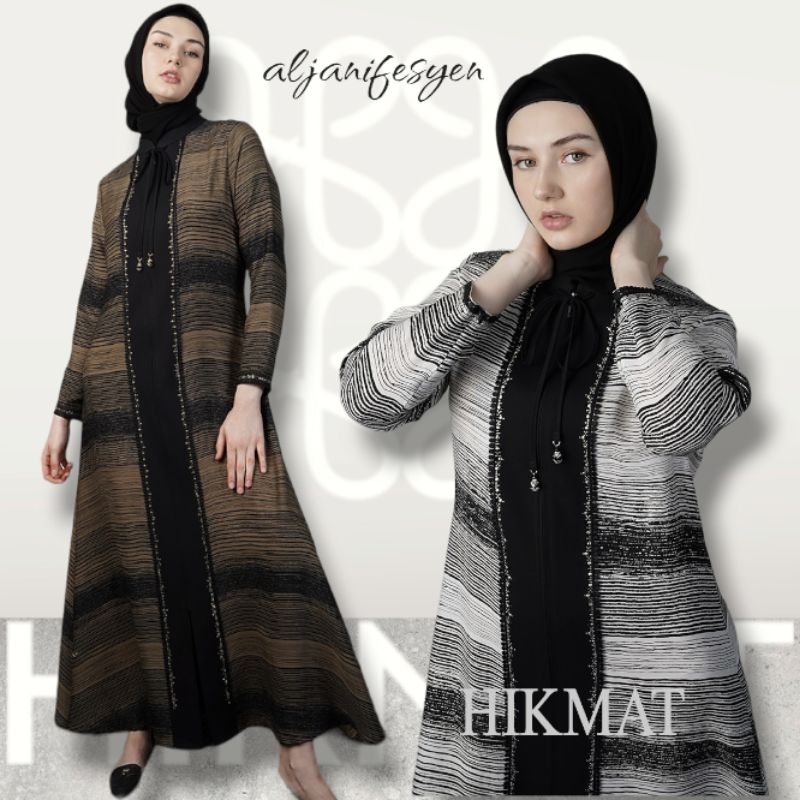 Abaya Hikmat Fashion Original A3385-06