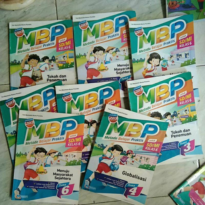 MBP 6 METODE BELAJAR PRAKTIS MASMEDIA TEMA 1 2 3 4 5 6 7 8 9 KELAS 6 SD KURIKULUM 2013 EDISI REVISI