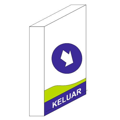 Sign Board In dan Out SPBU