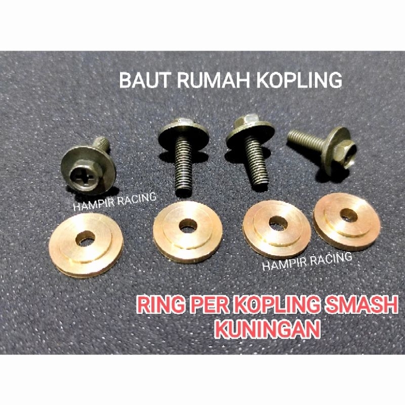 [PROMO] RING GANJAL PER KOPLING KUNINGAN PNP PER KOPLING SMASH GANJAL RING KIPLING SMASH BAUT RUMAH 