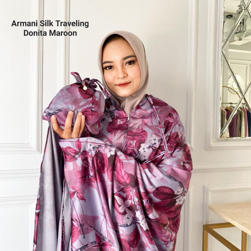 MUKENA ARMANI SILK TRAVELING 2IN1 DONITA