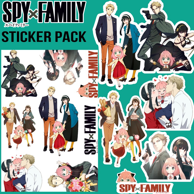 

STIKER Anime SPY X FAMILY Glossy Anti Air ( Sudah Cutting ) Sticker Anime Spyxfamily