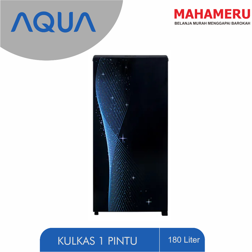 Kulkas 1P AQUA AQR-D225(MSB/MSG/MDS)