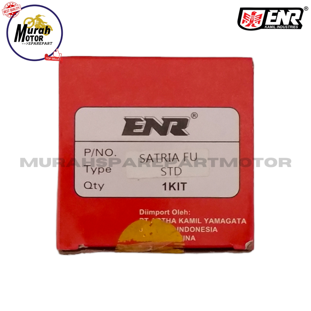 PISTON KIT LENGKAP PLUS RING SEHER SATRIA FU ENR ORIGINAL