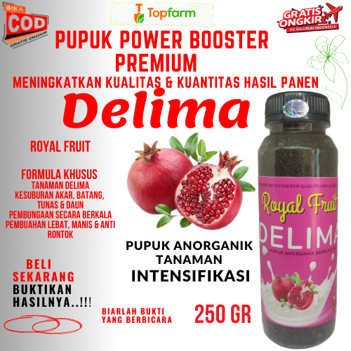 Pupuk Delima / Pupuk Royal Fruit 250 gr / Pupuk Pelebat Buah Delima / Pupuk Pembesar Buah Delima / P