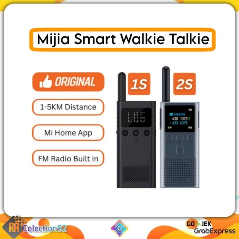 Mijia Smart Walkie Talkie 1S / Walkie Talkie 2S 2023 FM Radio  Built in -