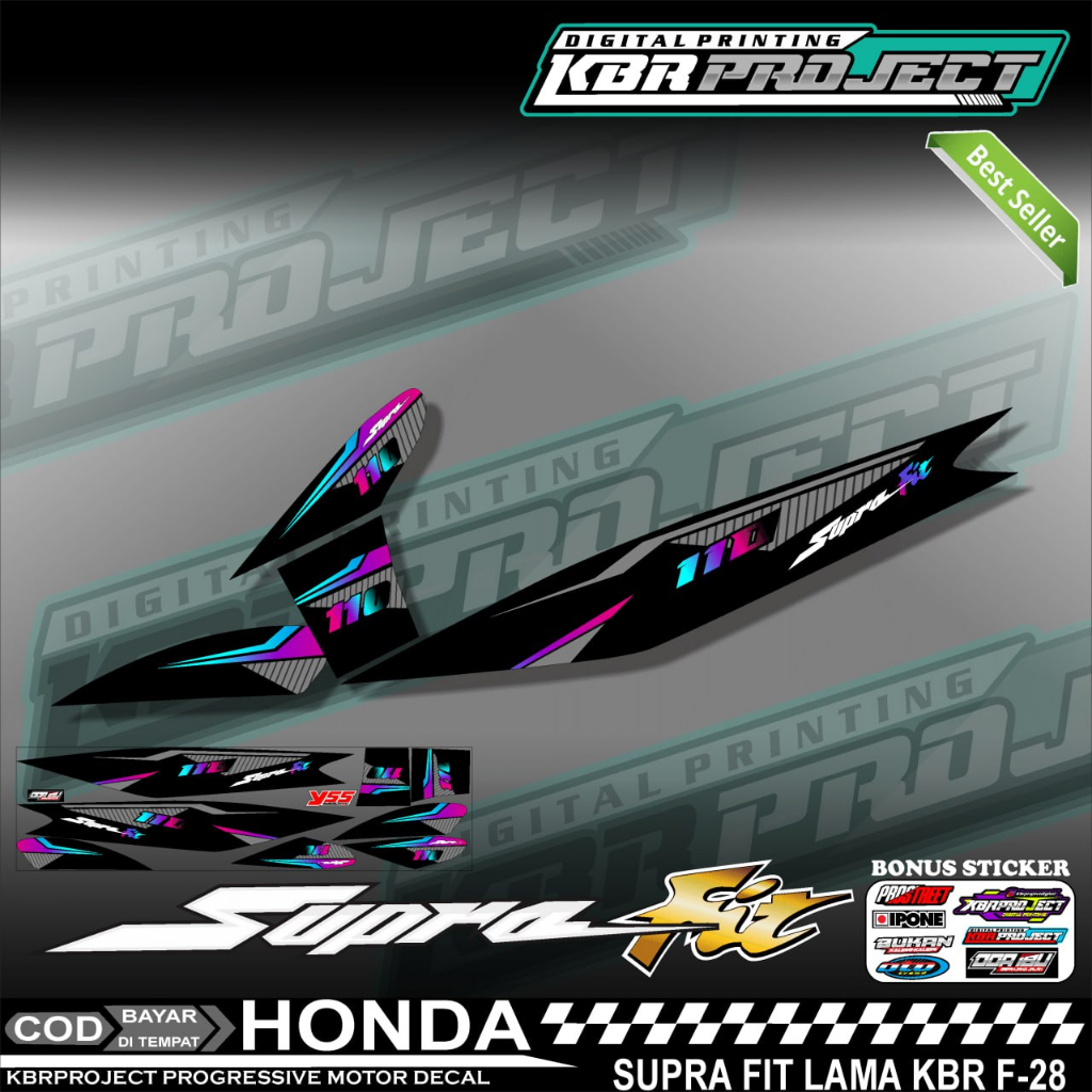 SUPRA FIT LAMA STIKER STRIPING PREMIUM MOTOR PREMIUM KEREN LIS VARIASI SUPRA FIT LAMA STIKER MOTOR H