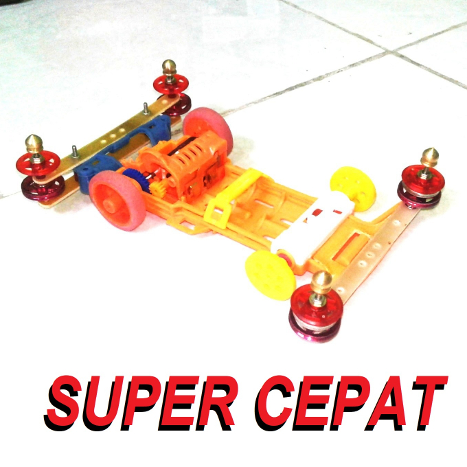 Tamiya Mini 4wd Sloop speed(SELAMA MASIH TAMPIL BARANG READY) KENCANG + DINAMO kencang