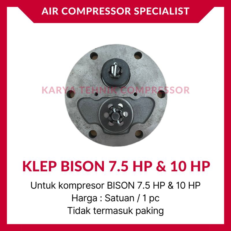 Lempengan Klep Valve Assy Kompresor Udara BISON 7.5 HP & 10 HP