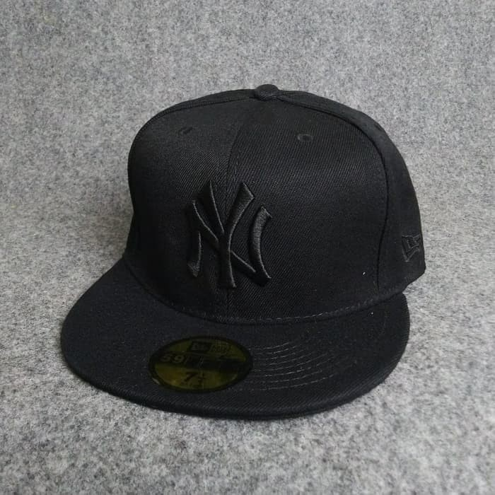 Topi Fitted Build Up Built NY New York Yankees MLB Baseball Bordir IMPORT