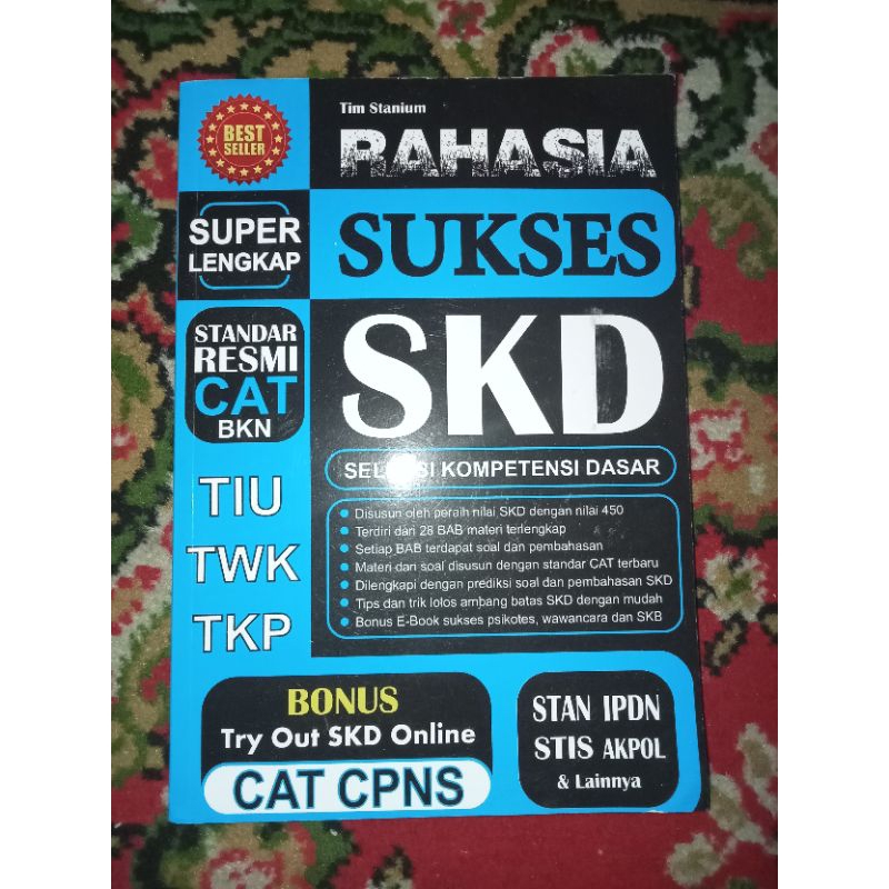 BUKU RAHASIA SUKSES SKD STAN IPDN STIS AKPOL DAN LAINNYA