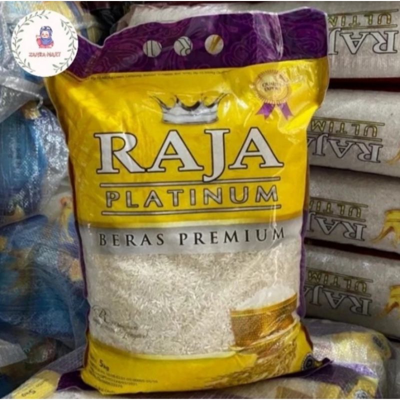 

Beras Raja Platinum 5Kg Pulen&Enak