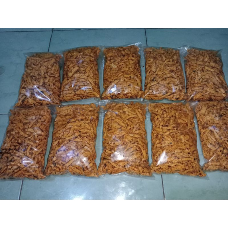 

Basreng kriuk pedas daun jeruk endull