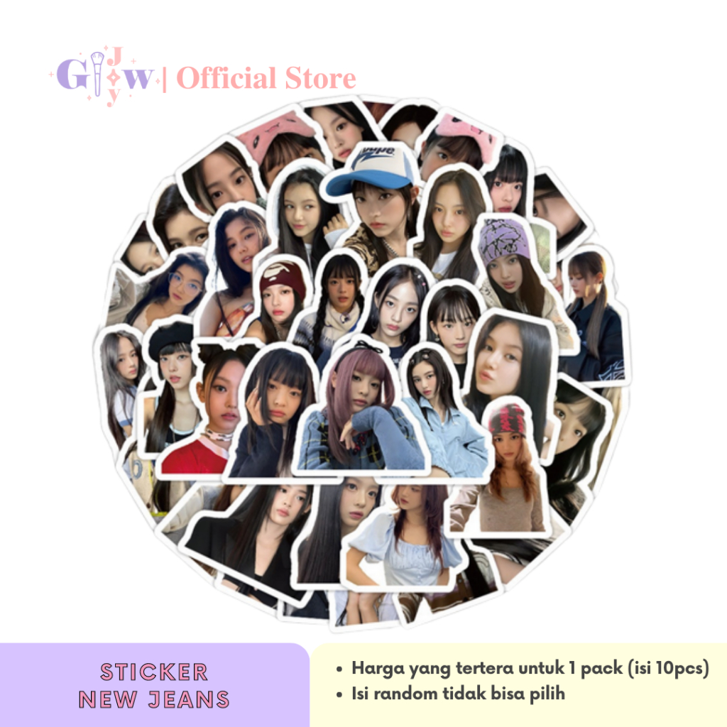 

A6020 STICKER 10PCS (NEW JEANS) anti air notebook scrapbook label tempel motif kartun superhero super hero unik lucu atk alat tulis murah kartun komputer leptop handphone hp smartphone koper laptop tembok kulkas girlband girl band korea