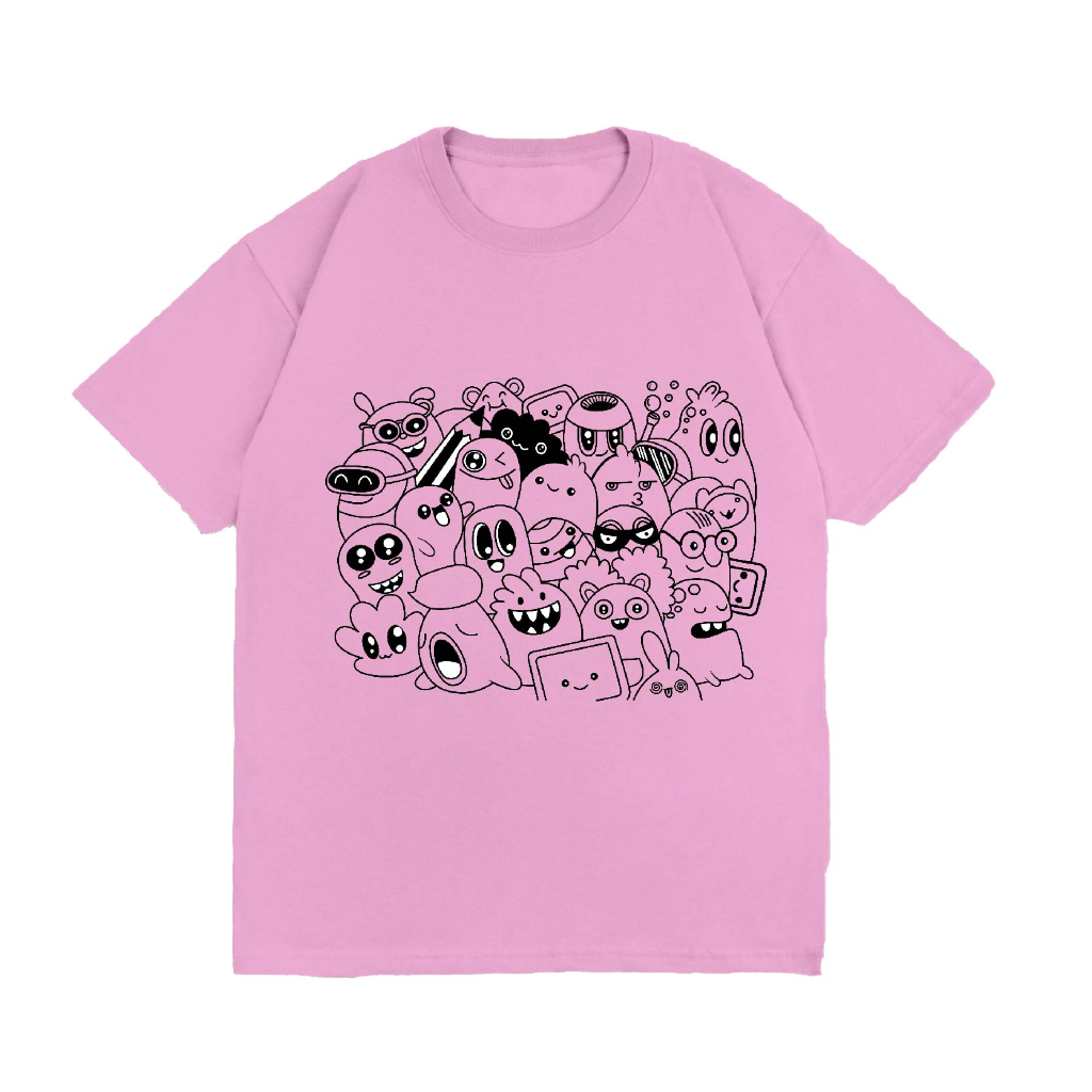 WGUD'S T-shirt DOODLE [sablon DTF] Unisex Pria & Wanita *PREMIUM QUALITY*-3