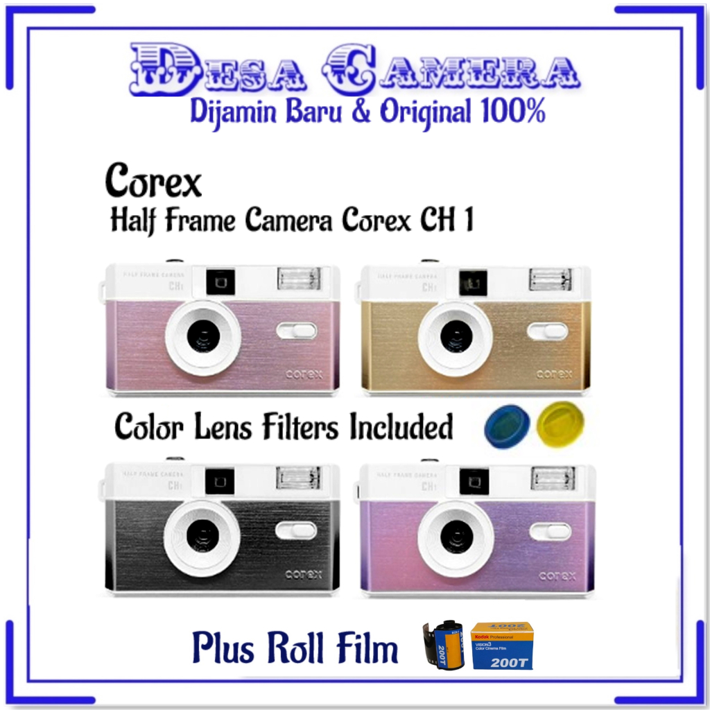 Camera Corex Ch1 - Half Frame Camera Reusable 35mm Corex CH 1