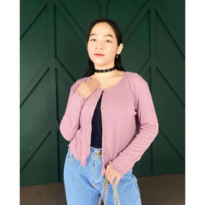 [StageMyFashion] Kara Knit | Cardigan | Best Seller Cardigan | Bahan Knit Local Premium | Top Seller