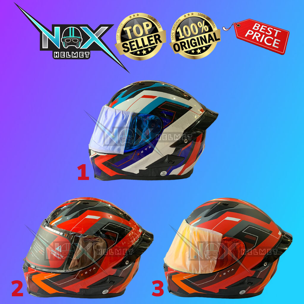 Helm SNAIL FF S1 Motif Zeta Fullface (ongkir 2kg)