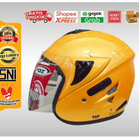 Helm Half Face FOZ voltus Solid Peach