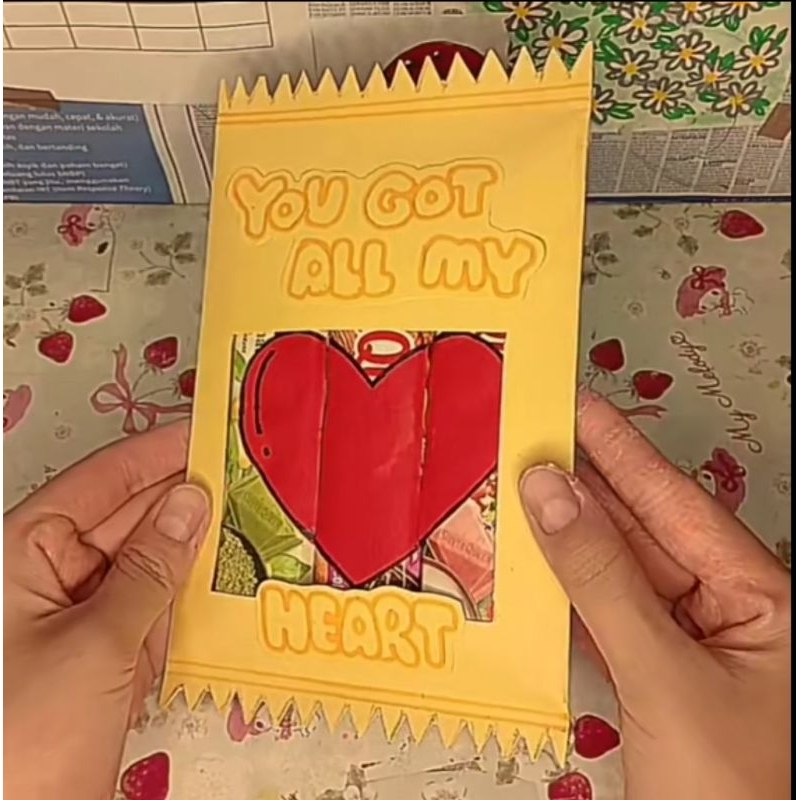 

chocolate gift "you got all my heart