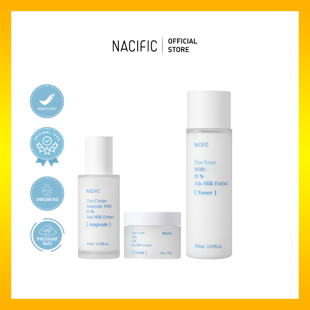Nacific Uyu Cream Ampoule+Toner+Cream