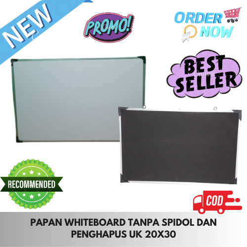 

UKURAN 20X30 PAPAN WHITEBOARD BOLAKBALIK TANPA SPIDOL & PENGHAPUS