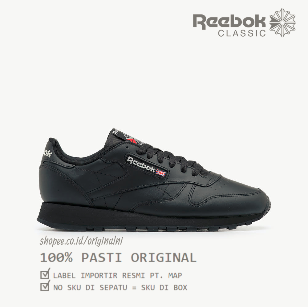 Reebok Classic Leather Men's Sneakers Original - Black