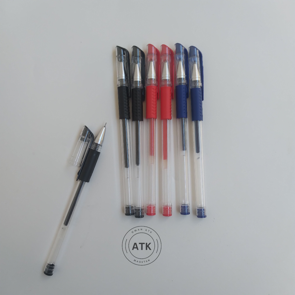 

Bolpoin Hitam | Pulpen Gel | Pena 0.5 | Alat Tulis