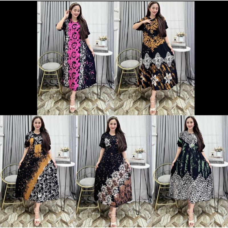 Daster canda || Daster Twill Rayon Super Premium || Dress MIDI || Gamis Twill || Gamis Rayon || Dast