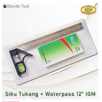 

[READY] Penggaris Siku Tukang Waterpass Waterpas Alat IGM