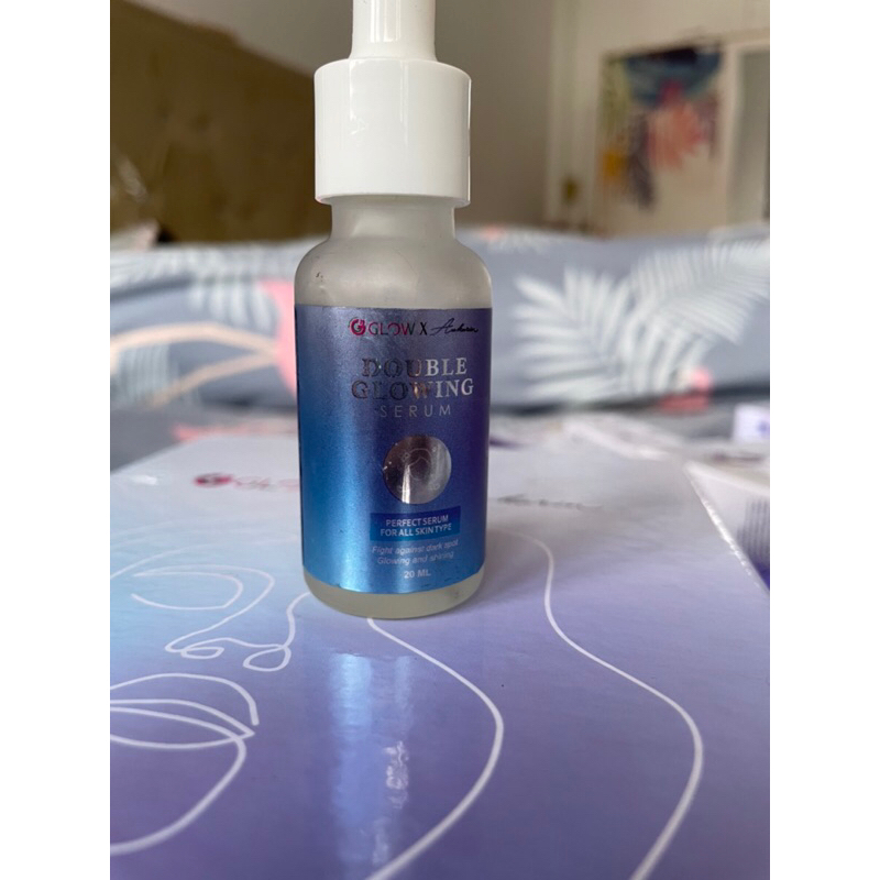 SERUM ACNE DOUBLE GLOWING GLAFIDSYA X AWKARIN PRELOVED